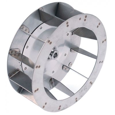 Rotor ventilator cuptortor ext. ø 220 mm, H 78 mm, ax ø 11 mm, cu 12 aripioare - 601243