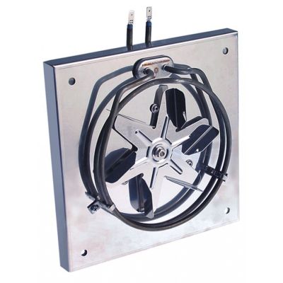 heater with fan 115/230V 50/60Hz 2400W L 240mm W 240mm D 85mm fan wheel ø 150mm male faston 6.3mm