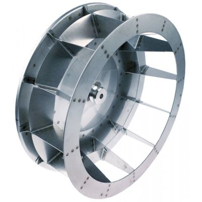 fan wheel D1 ø 450mm H1 165mm vanes 12 D2 ø 14mm D3 ø 17mm H2 45mm