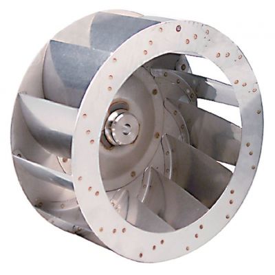 fan wheel D1 ø 280mm H1 127mm vanes 12 D2 ø 13mm D3 ø 16mm H2 37mm