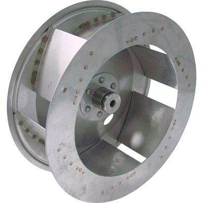 Palete pentru motor de ventilator de aer cald, D1 280 mm, D2 ø 10 mm D3 ø 10 mm, H1 100 mm H2 37 mm, palete 6 - Cod 601371