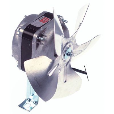 fan 230V 10W 50/60Hz fan wheel ø 172mm shaft length 16mm feet depth 53mm L 66mm W 83mm