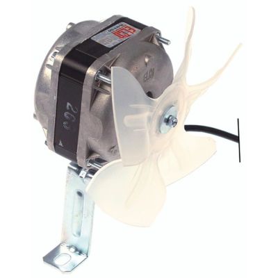 fan 230V 10W 50Hz fan wheel ø 154mm shaft length 125mm feet depth 72mm wing angle 28°