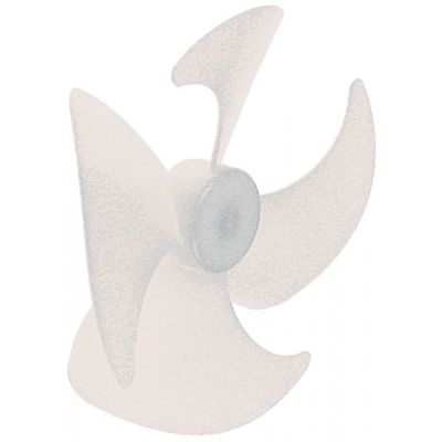 fan wheel ø 100mm W 23mm shaft intake ø 3mm plastic