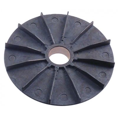 fan wheel for motor cooling ED ø 127mm ID ø 25mm