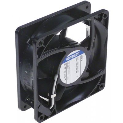 Ventilator axial ebm-papst 4656N, 119x119 mm, H 38 mm, 230V, 19W, 2650rpm, rulment cu bile - 601458