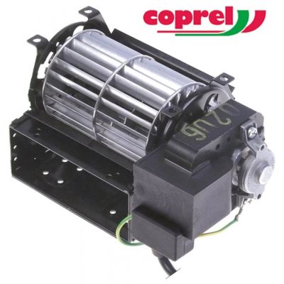 Ventilator tangential COPREL FFR, 18 W, 230 V, tambur ø 60 mm, L 90 mm, pozitie motor dreapta - 601547