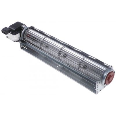 Ventilator tangential cu tambur, lungime 360 mm, tambur ø 45 mm, pozitie motor stanga, 230 V, 50 Hz, 48 W, universal - Cod 601615