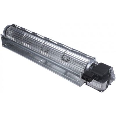 Ventilator tangential cu tambur ø 45 x 360 mm, pozitie motor dreapta, 230 V, 50 Hz, 48 W, -30+100°C, universal - 601616