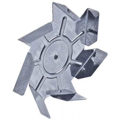 Palete pentru Ventilator de aer cald, ø 145 mm, W 25 mm, intrare ax ø 6x5 mm, cromat, palete 7 - Cod 601630