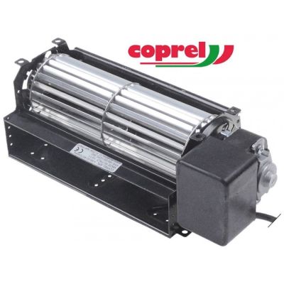 Ventilator tangential cu tambur ø 60 x 180 mm, pozitie motor dreapta, 230 V, 50 Hz, 25 W, frigorifice - 601636