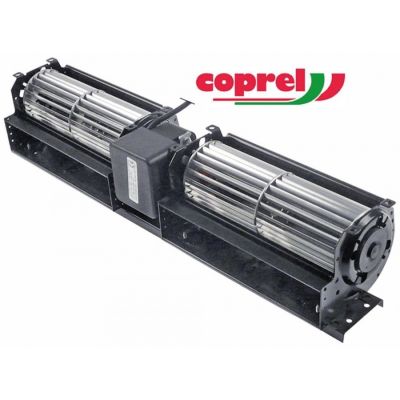 Ventilator cu tambur dublu 2x180 mm, tambur ø 60 mm, 230 V, -10 +60 °C - 601645