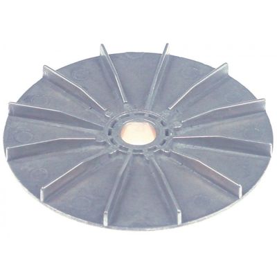 Elice/turbina ventilator pentru racire motor ext. ø 128 mm, H 20 mm, pentru ax ø 17 mm - 601669