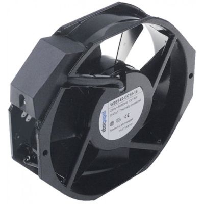 axial fan L 172mm W 150mm H 38mm 230VAC 50/60Hz 13/14W connection F2,8 manuf. no. W2E142-CC15-16