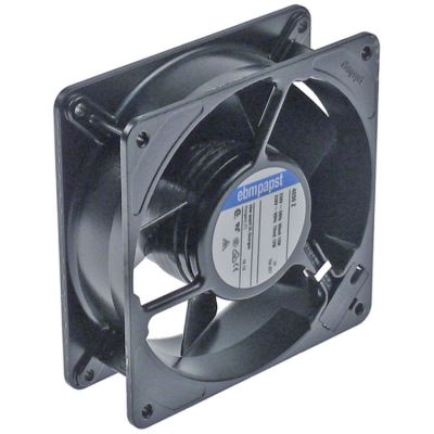 axial fan L 119mm W 119mm H 38mm 230V AC 50Hz 13W bearing ball bearing connection male faston 2,8mm