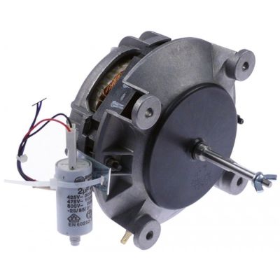 fan motor 230V 1 phase 50Hz L1 79mm L2 33mm L3 23mm L4 12mm D1 ø 6x8mm D2 ø 8mm