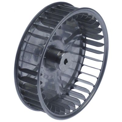 fan wheel D1 ø 160mm H1 43mm vanes 36 D2 ø 8mm D3 ø 8mm H2 24mm