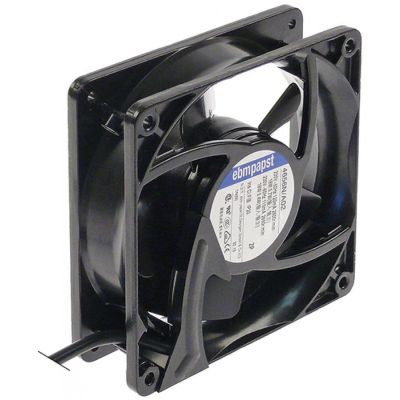 axial fan L 119mm W 119mm H 38mm 230VAC 50/60Hz 19W bearing ball bearing connection plug