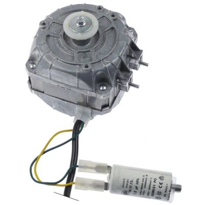 fan motor 8W 230V 50Hz L1 50mm L3 88mm cable length 550mm 1900rpm EURO MOTORS 83-2008/1