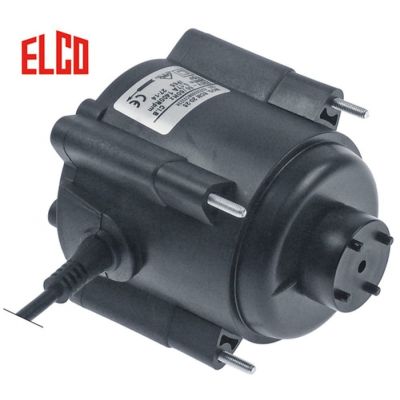fan motor 25W 230V 50/60Hz L2 46-66mm L3 115mm W 90mm cable length 1000mm 1400rpm ELCO IQ motor