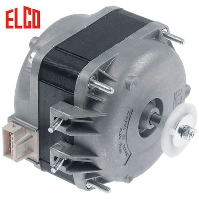 fan motor ELCO 16W 230V 50/60Hz bearing slide bearing connection Plug In