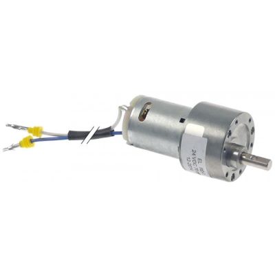 gear motor type  24V DC 80rpm shaft ø 7mm L 82,4mm W 36,8mm H 36,8mm