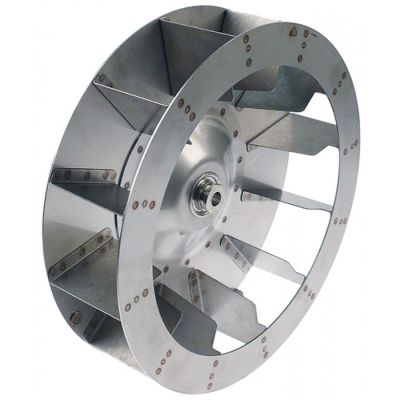 fan wheel D1 ø 320mm H1 83mm vanes 12 D2 ø 13mm D3 ø 16,4mm H2 12mm H3 18mm