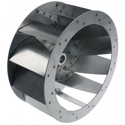 fan wheel D1 ø 270mm H1 120mm blades 12 D2 ø 19,5mm D3 ø 23mm H2 46mm