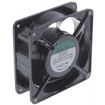 axial fan L 120 mm W 120 mm H 38 mm 115VAC 50/60Hz 20 W bearing ball bearing