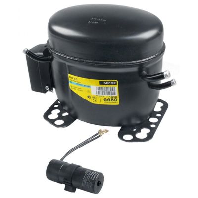 compressor coolant R134a type FR7.5G 220-240V 50/60Hz LBP/HBP fully hermetic 10,6kg 1/5HP