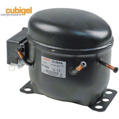 compressor coolant R134a type GL90AA 220-240V 50 Hz LBP 9,4 kg 1/4HP power input 184 W