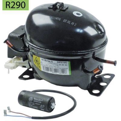 compressor coolant R290 type EMT6144U 220-240V 50 Hz MBP 7,8 kg 1/4HP power input 343 W