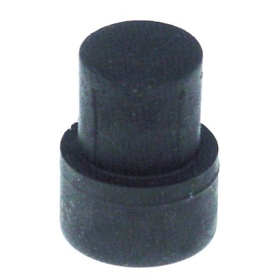 equipment foot ø 18 mm H mm mounting ø 14 mm rubber Qty 1 pcs