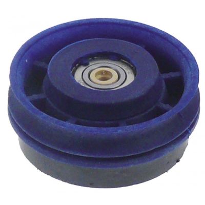 round belt pulley for pump with magnet ø 53,5mm H 26mm Caddy