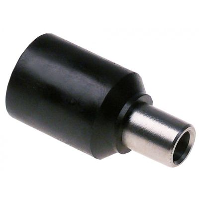 Cuplaj L 45 mm, D1 ø 12 mm, D2 ø 23 mm, int. ø 18 mm, filet M6L stanga, 4 dinti - 651031