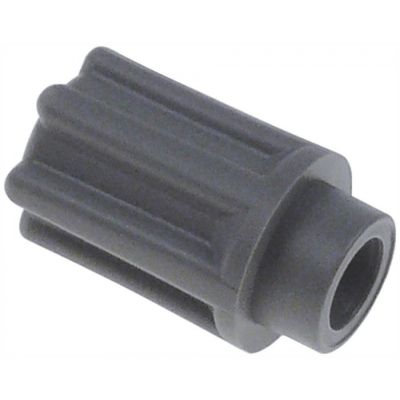 coupling L 29mm D1 ø 12,4mm D2 ø 17,3mm int. ø 1 8mm teeth 6
