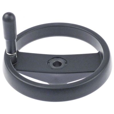 hand wheel ø 160mm D1 ø 40mm bore ø 16mm L1 22mm L2 50mm with folding handle handle length 75mm