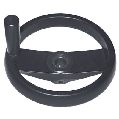 hand wheel ø 200mm D1 ø 48mm bore ø 20mm thread M8 hole distance 9mm L1 30mm L2 60mm L3 82mm - 690086