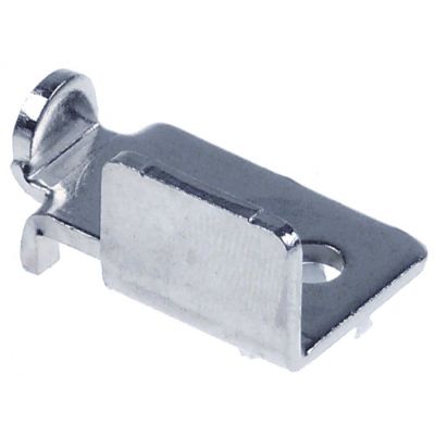 shelf support nickel-plated brass right