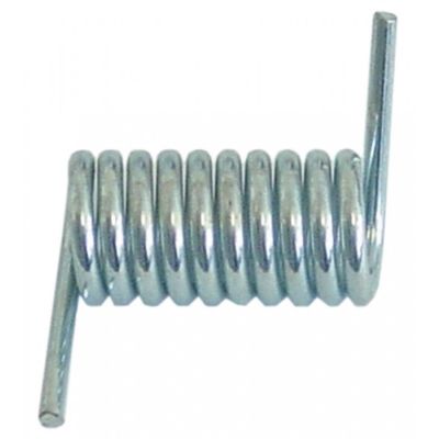 torsion spring ø 20,2 mm L2 40 mm wire gauge ø 3,7 mm mounting pos. right L1 16 mm - Code 690159