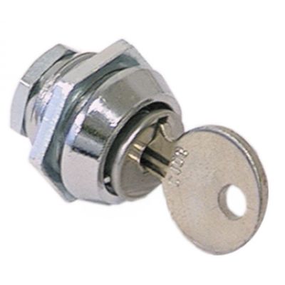 key cylinder with key ø 24 mm thread M20x1,25 rotation angle 180 ° cylinder 24 mm