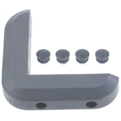 bumper angle L 97mm W 75mm H 25mm hole ø 5mm