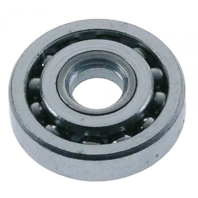roller rollerø 22mm B1 5,5mm overall width 7,1mm steel tread steel bearing ball bearing