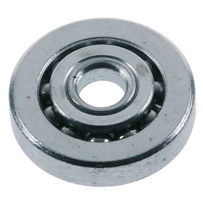 roller rollerø 25,4mm B1 5,5mm overall width 7,1mm zinc-coated steel bearing ball bearing