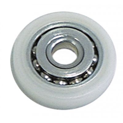 roller rollerø 25,4mm B1 5,5mm overall width 7,1mm steel tread plastic bearing ball bearing