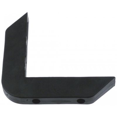 bumper angle L 165x165mm black