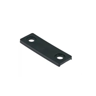 base plate L 105mm W 35mm H 7mm hole distance 76mm hole ø 12mm