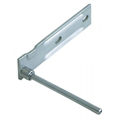 hinge bearing with bolt mounting pos. upper left/bottom right