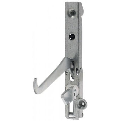 oven hinge lever length 125 mm mounting distance 118 mm spring thickness 4 mm - Code 690498