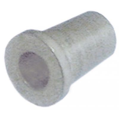 bush conical ID ø 6mm ED ø 8,2mm L 15mm brass